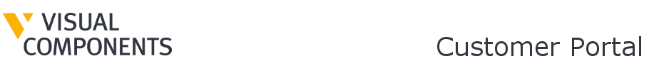 Visual Components Customer Portal